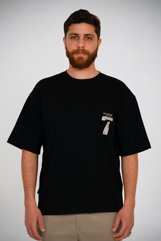 Live For Real Tee – Black Edition