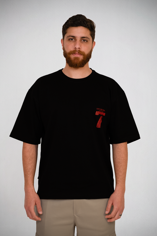 Live For Real Tee – Red Impact 7