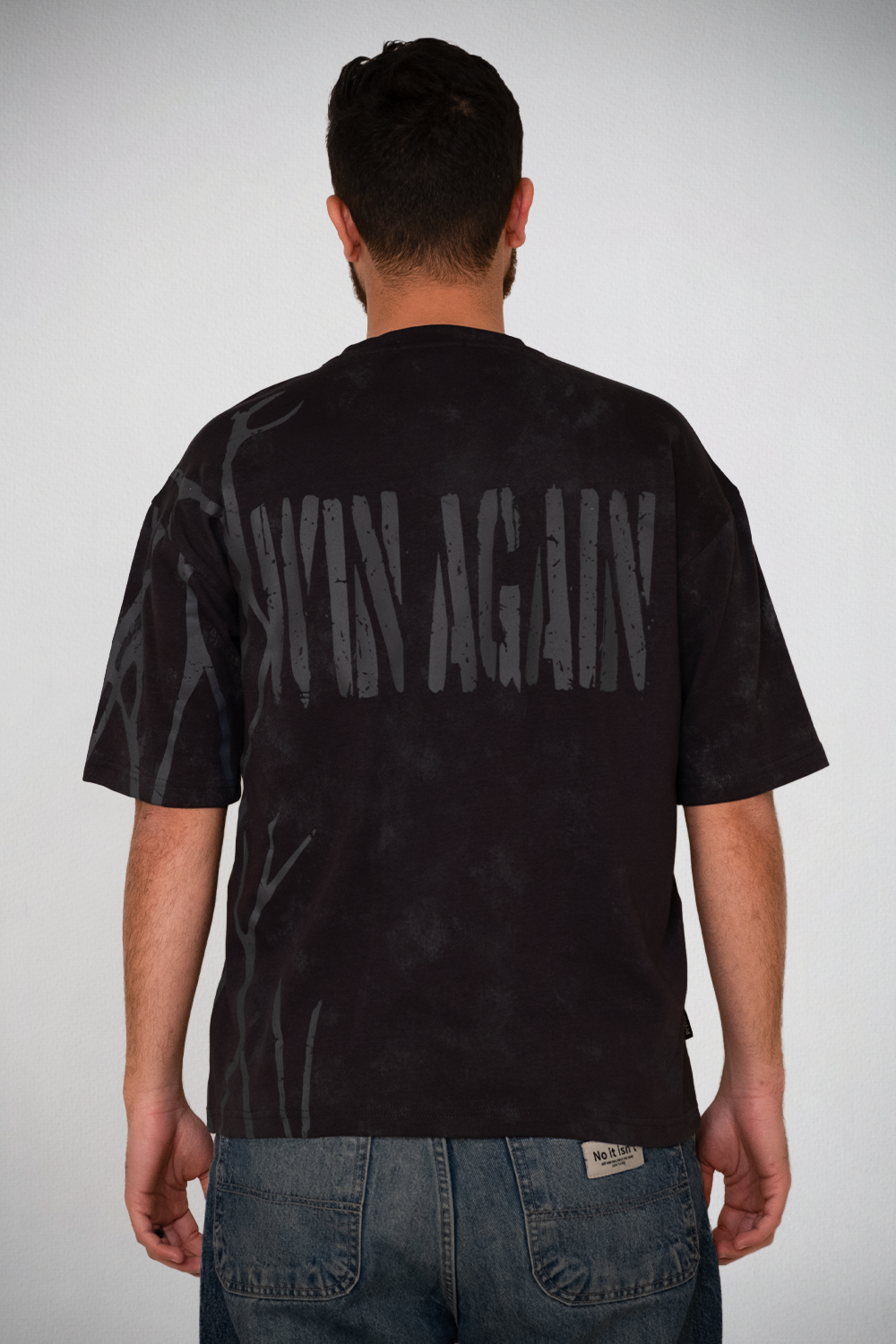 Urban Roots Tee – Midnight Distress