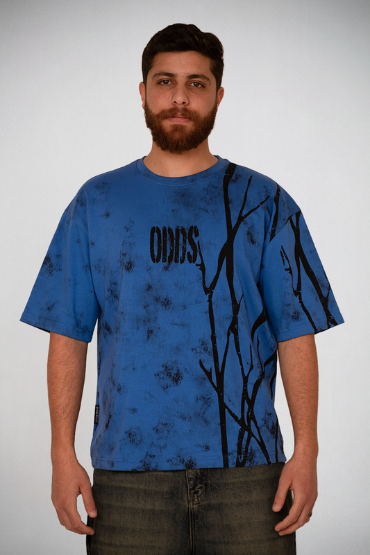 Urban Roots Tee – Electric Blue