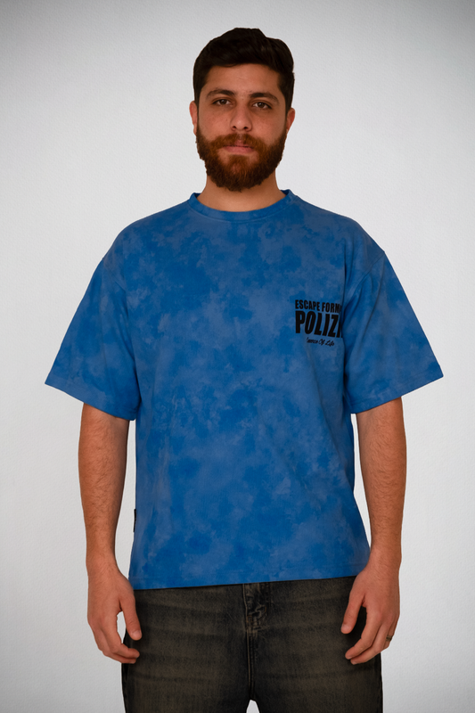 Escape Statement Tee – Sky Blue