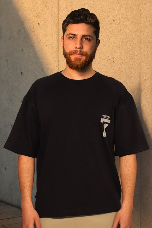 Live For Real Tee – Black Edition