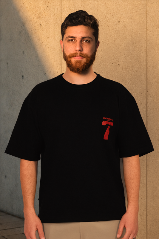 Live For Real Tee – Red Impact 7