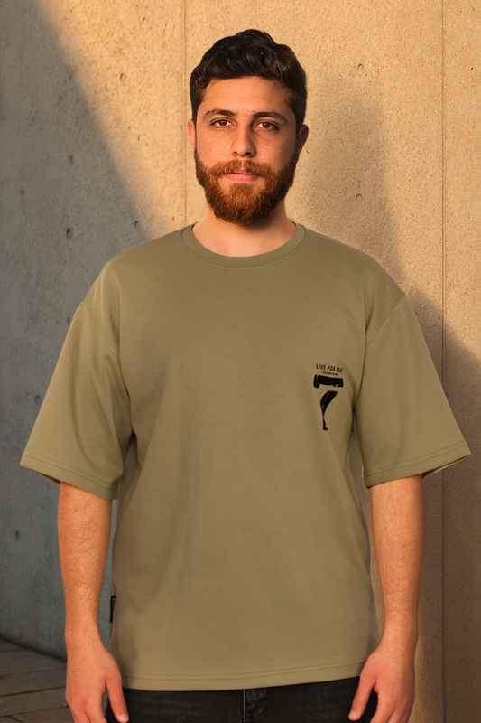 Live For Real Tee – Olive Sand 7