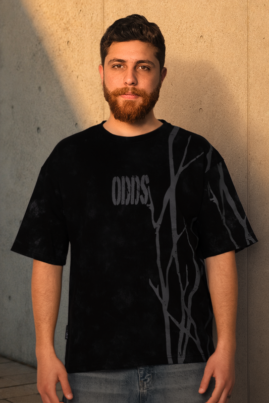 Shadow Roots Tee – Midnight Black
