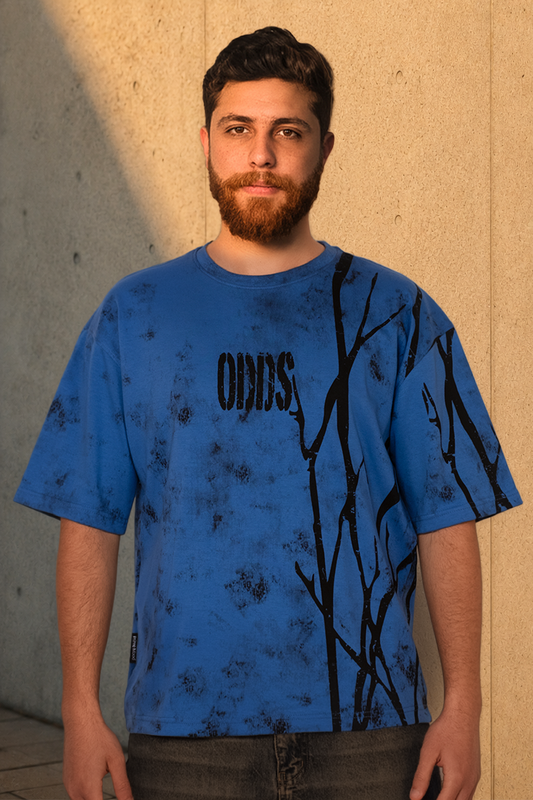 Urban Roots Tee – Electric Blue