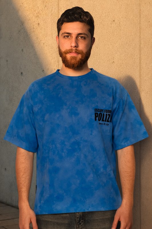 Escape Statement Tee – Sky Blue