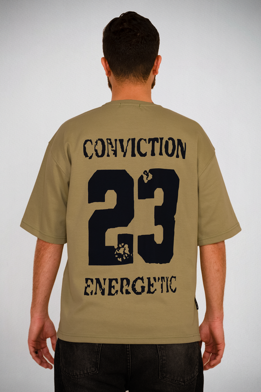 Conviction 23 Tee – Sand Edition