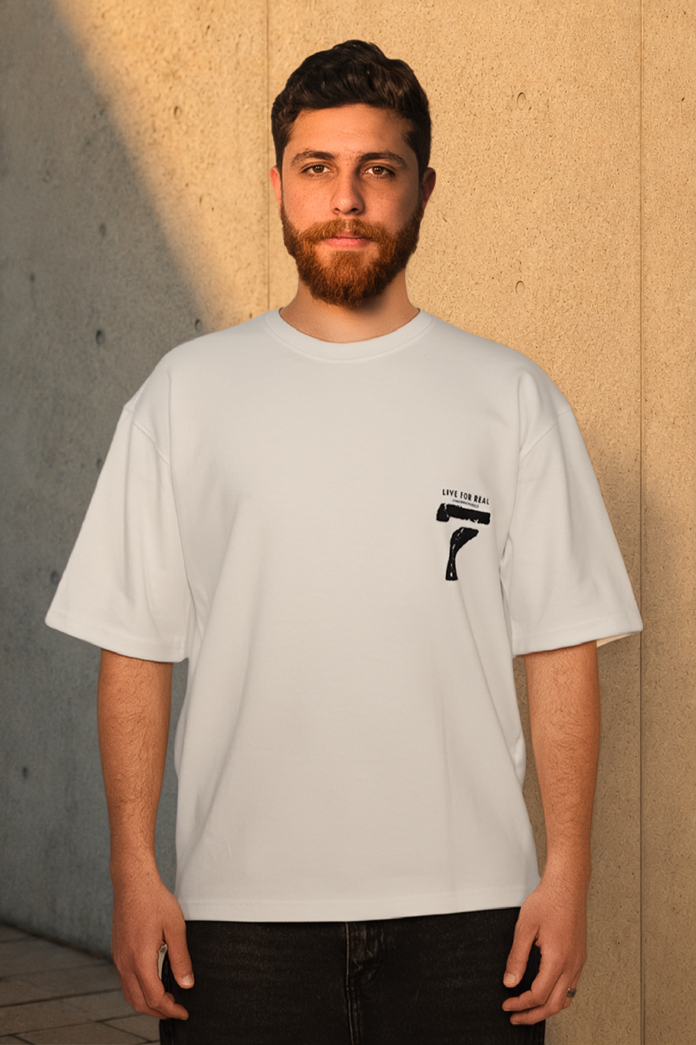 Live For Real Tee – White Edition