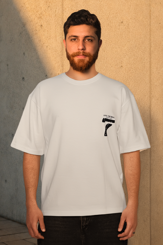 Live For Real Tee – White Edition