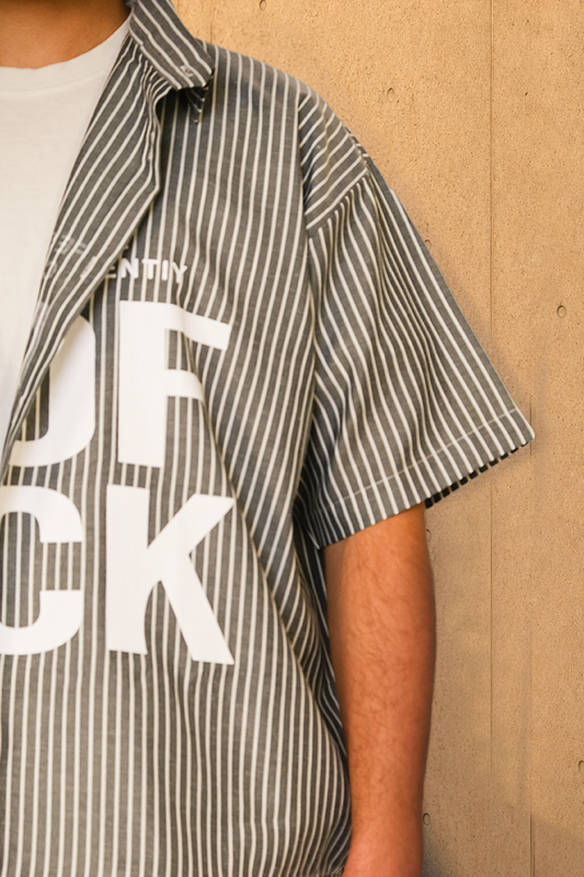 Mono Stripe “Out of Stock” Shirt – Urban Edition