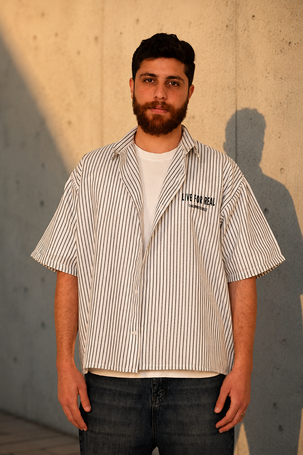 Urban Statement Pinstripe Shirt – Live For Real