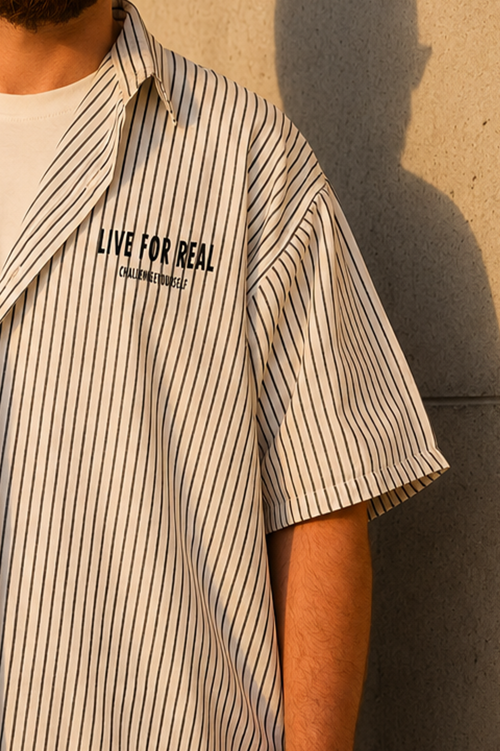 Urban Statement Pinstripe Shirt – Live For Real