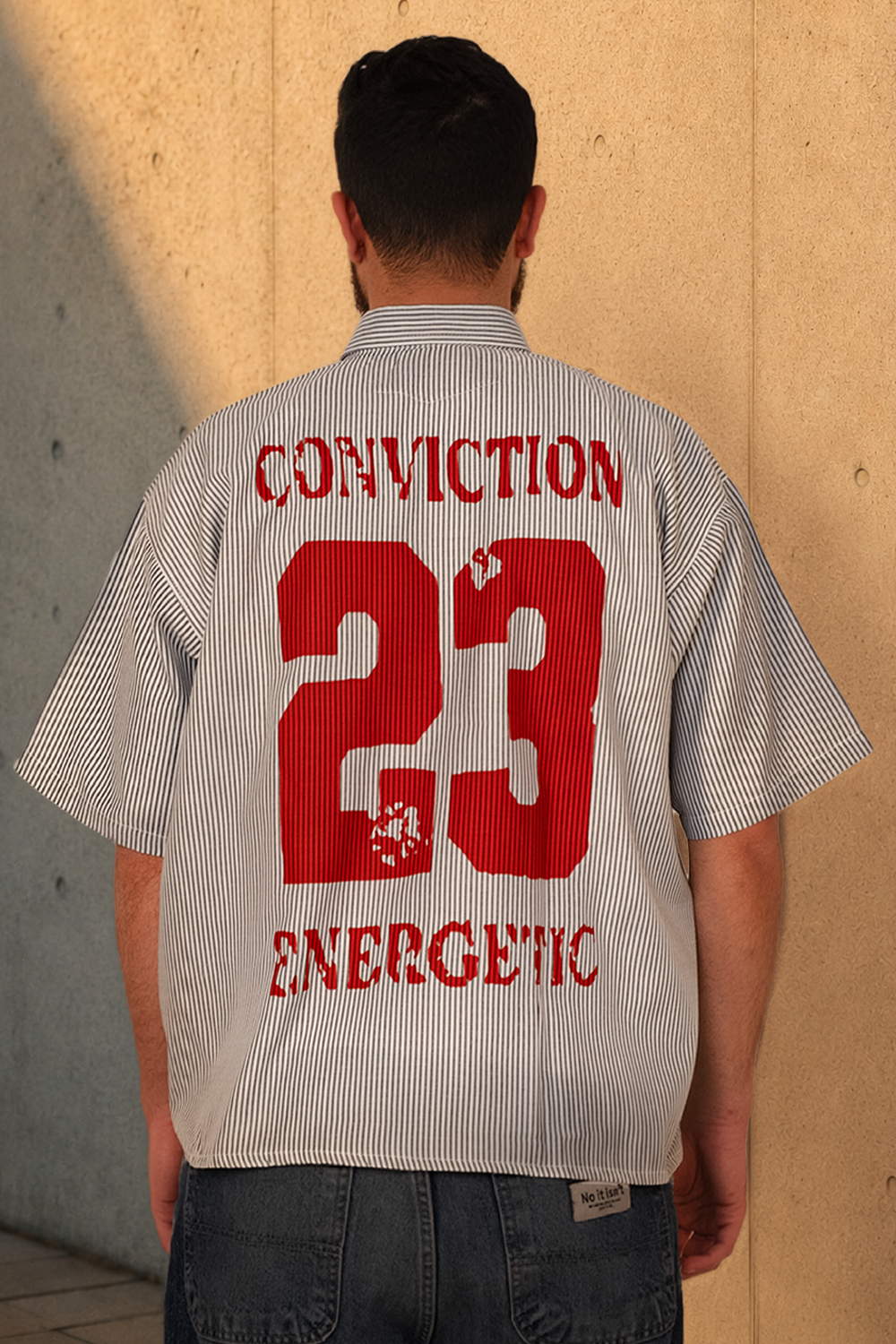 Conviction 23 Pinstripe Shirt – Energetic Edition