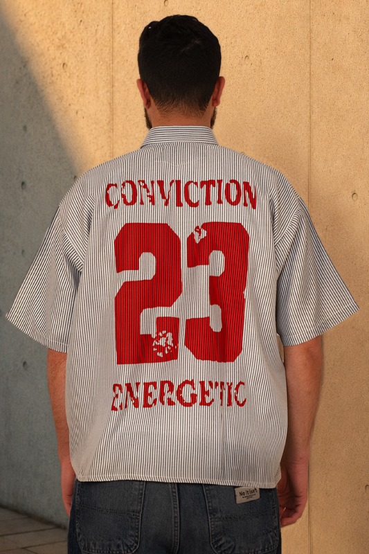 Conviction 23 Pinstripe Shirt – Energetic Edition