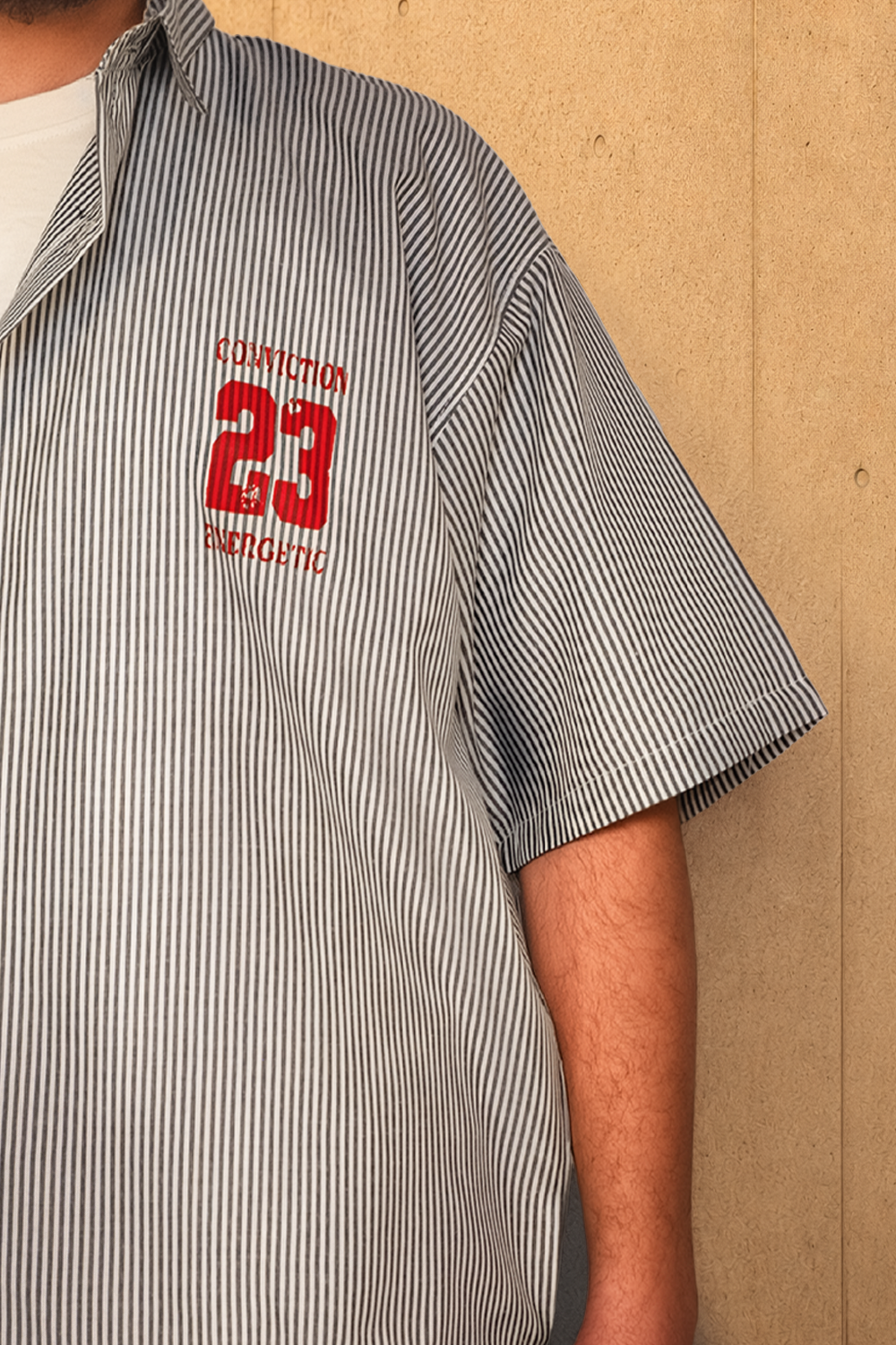 Conviction 23 Pinstripe Shirt – Energetic Edition